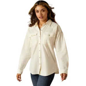 Ariat Women's Wilkes Cloud Dancer Long Sleeve Blouse Shirt 10051288