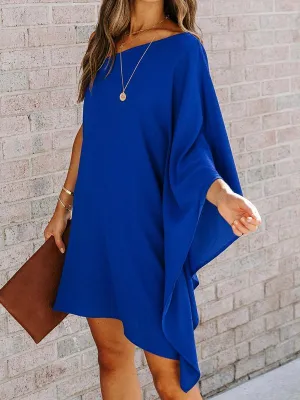 Black One-Sleeve Dress