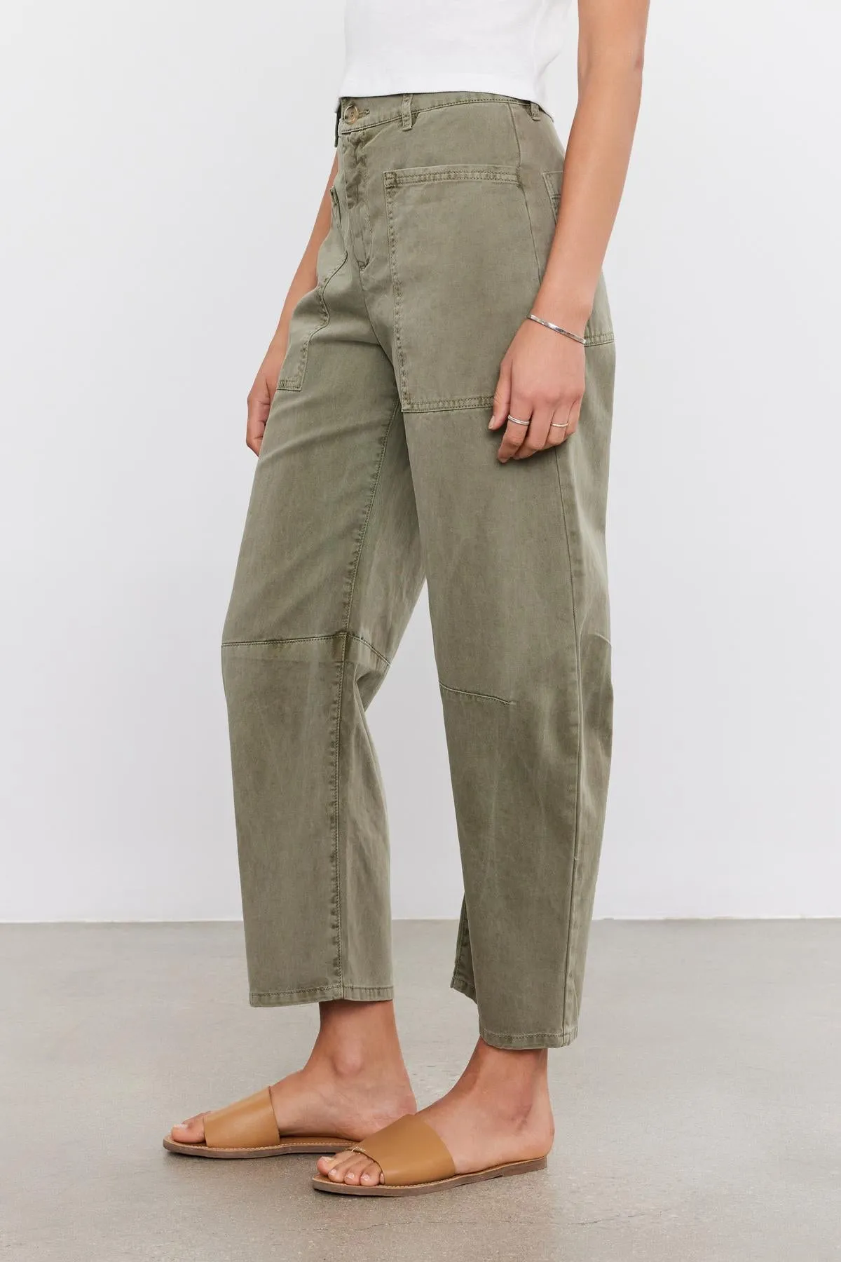 BRYLIE SANDED TWILL UTILITY PANT
