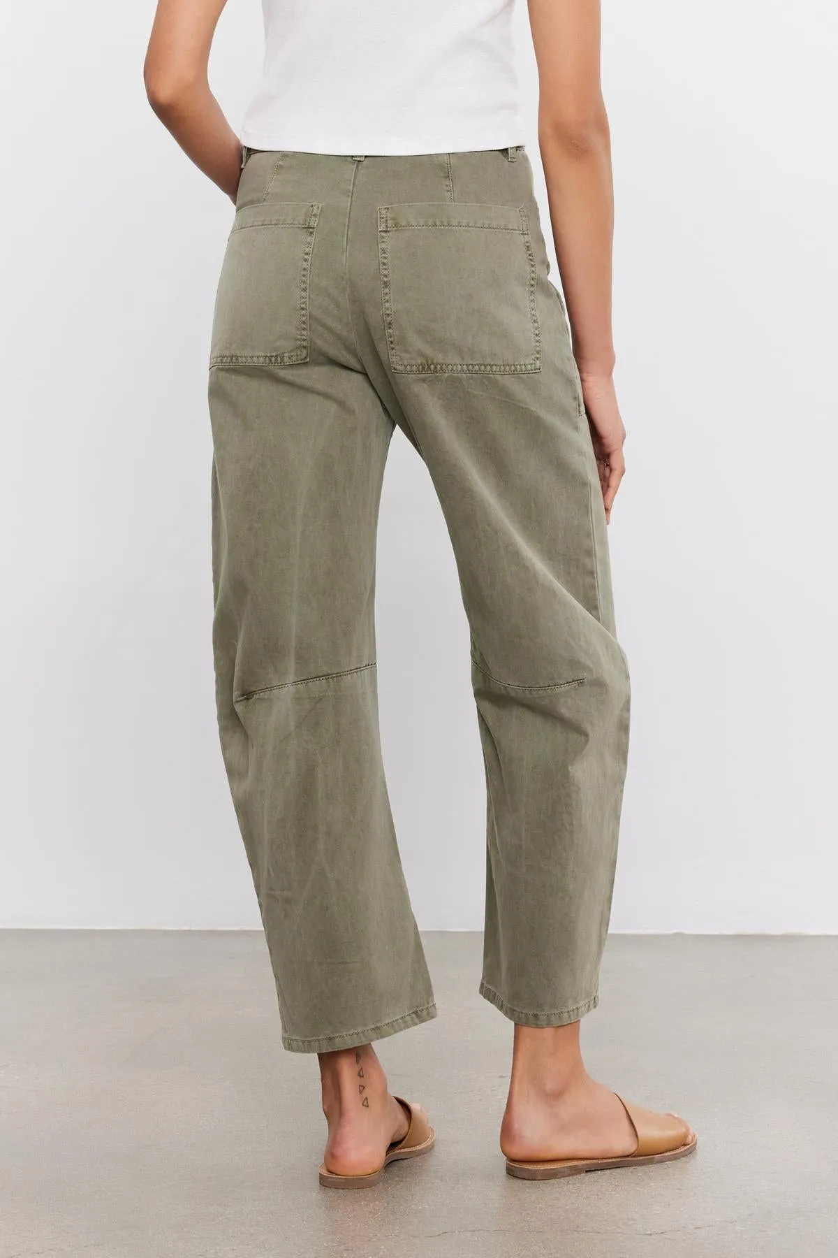 BRYLIE SANDED TWILL UTILITY PANT