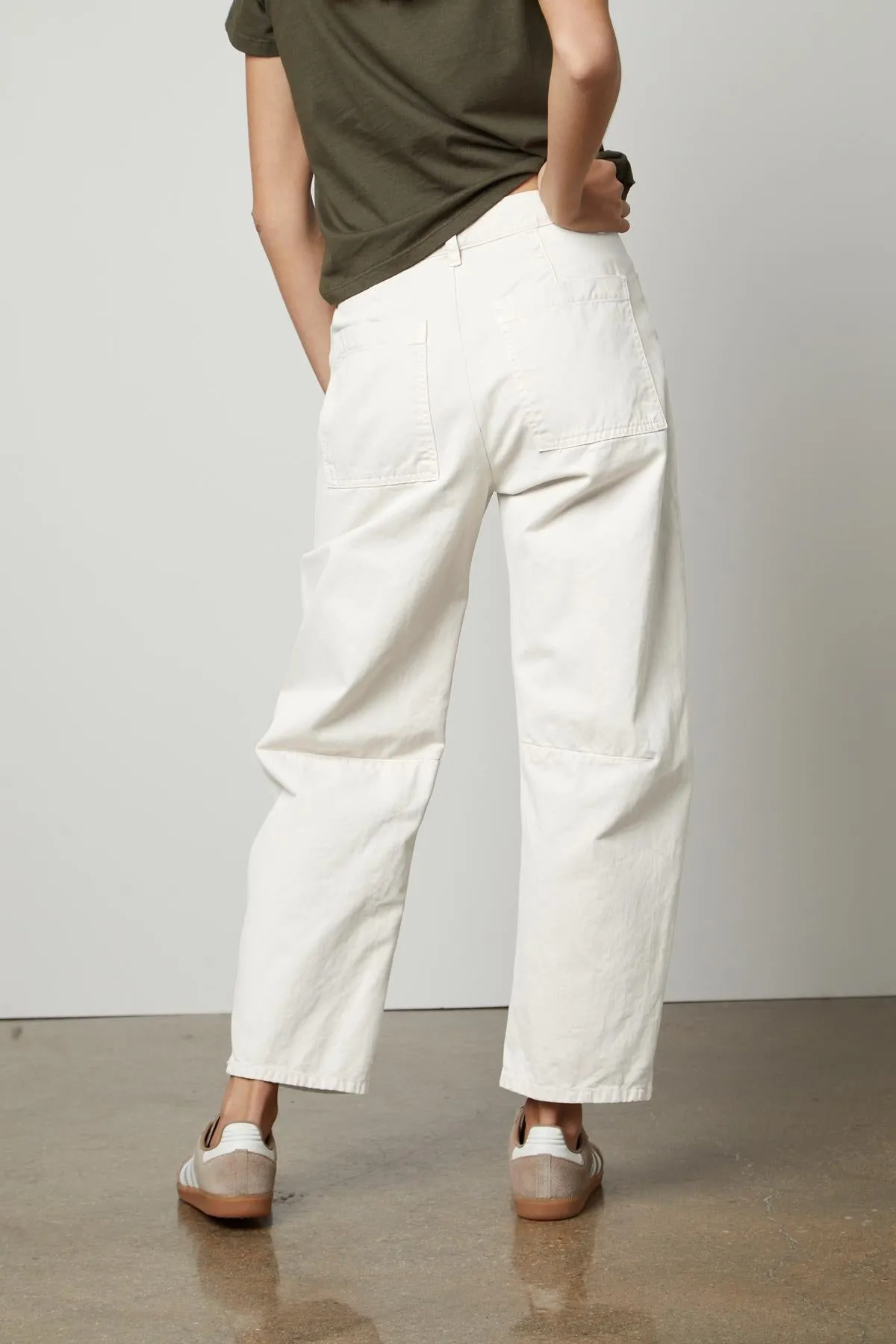 BRYLIE SANDED TWILL UTILITY PANT