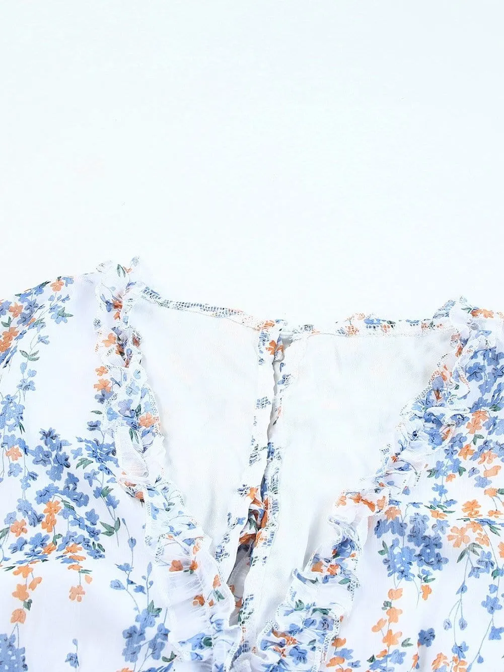 Casual Long Sleeve Floral Dress