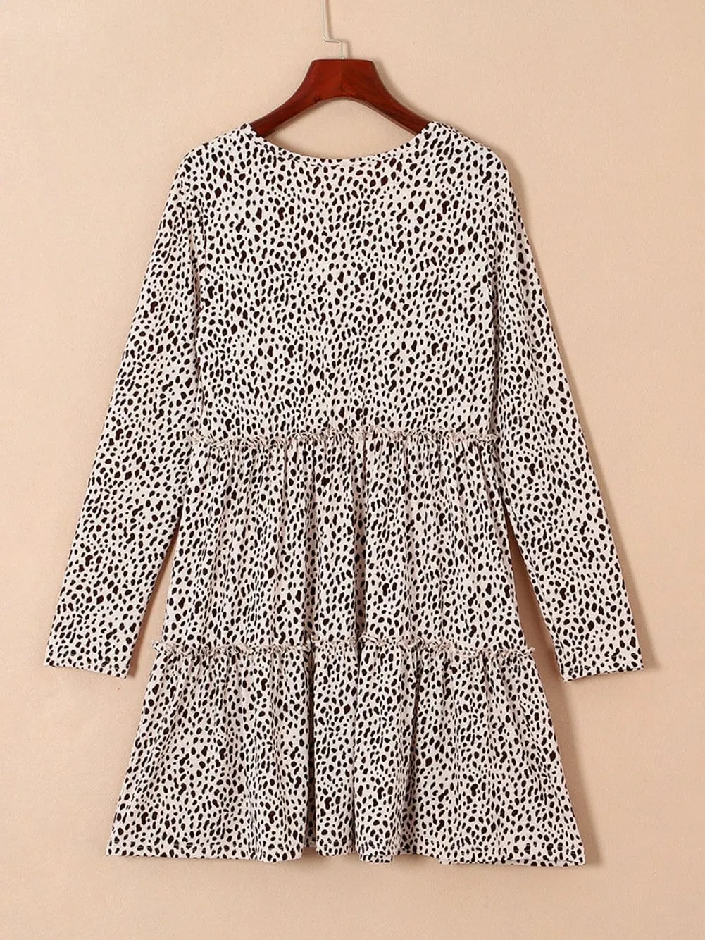 Casual Long Sleeve Floral Dress