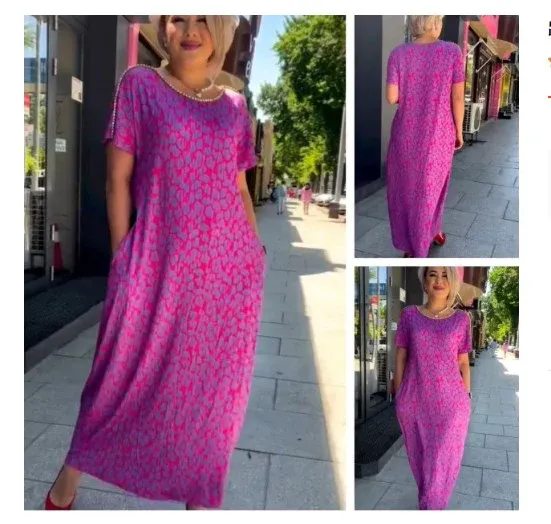 Chloe - Bold & Breezy Leopard Print Dress 