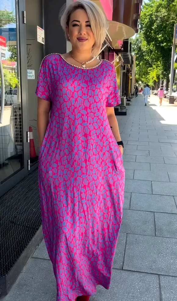 Chloe - Bold & Breezy Leopard Print Dress 