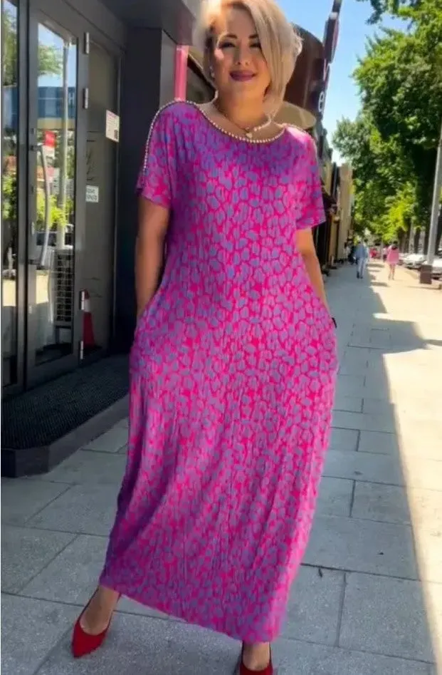 Chloe - Bold & Breezy Leopard Print Dress 