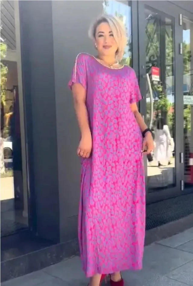Chloe - Bold & Breezy Leopard Print Dress 