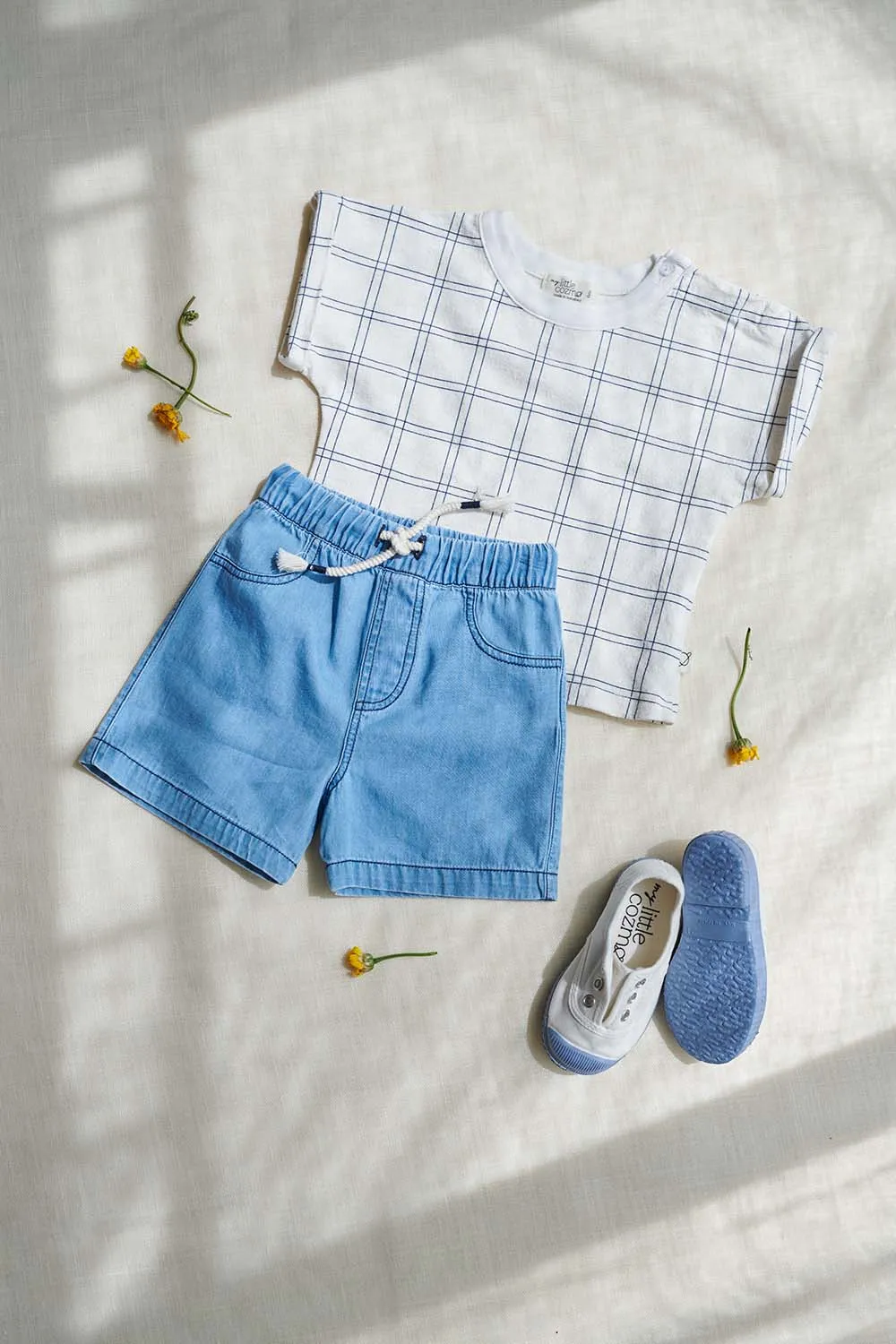 DENIM BABY BERMUDA SHORTS