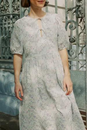 Double Tie Dress -- Crinkled Cotton