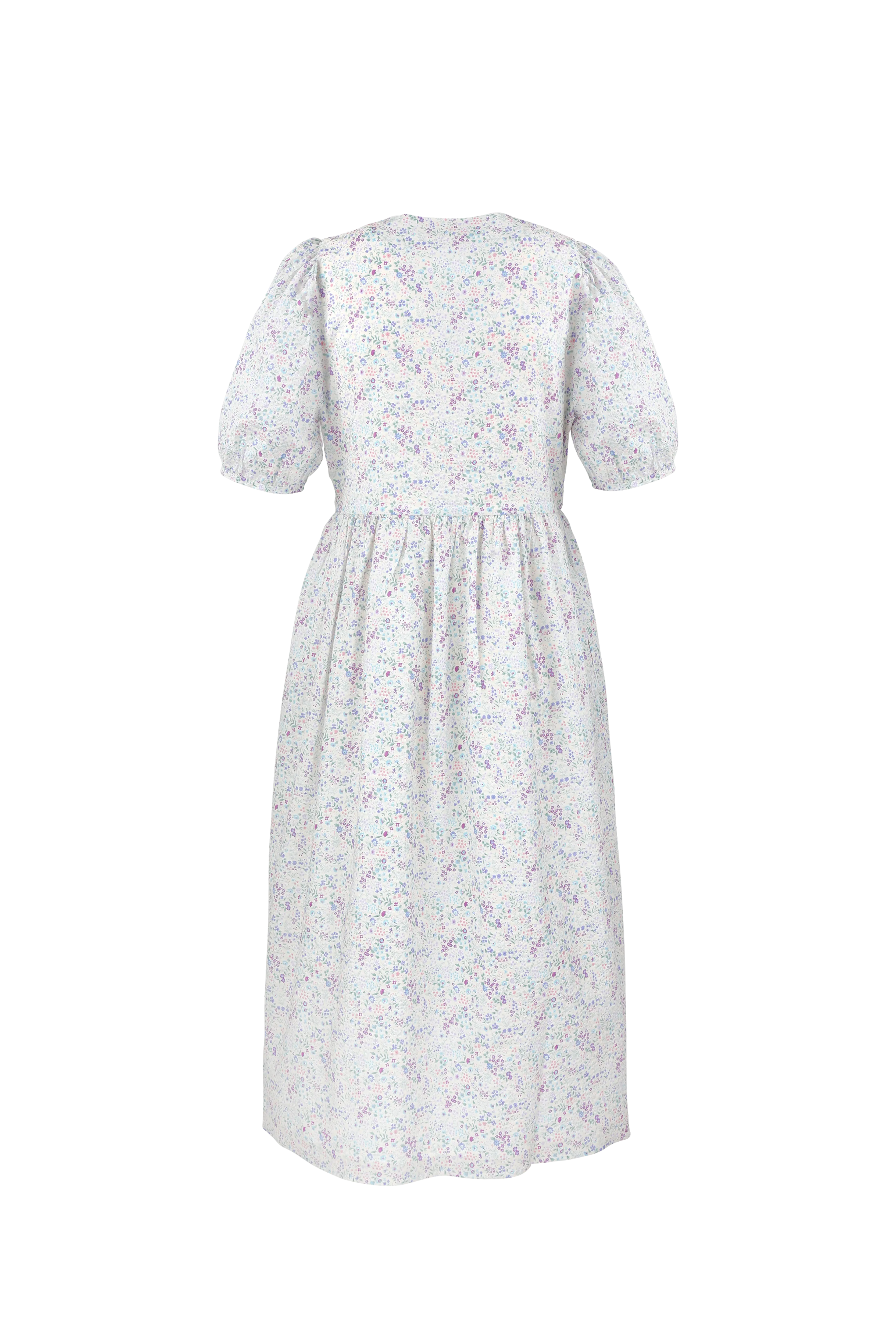 Double Tie Dress -- Crinkled Cotton