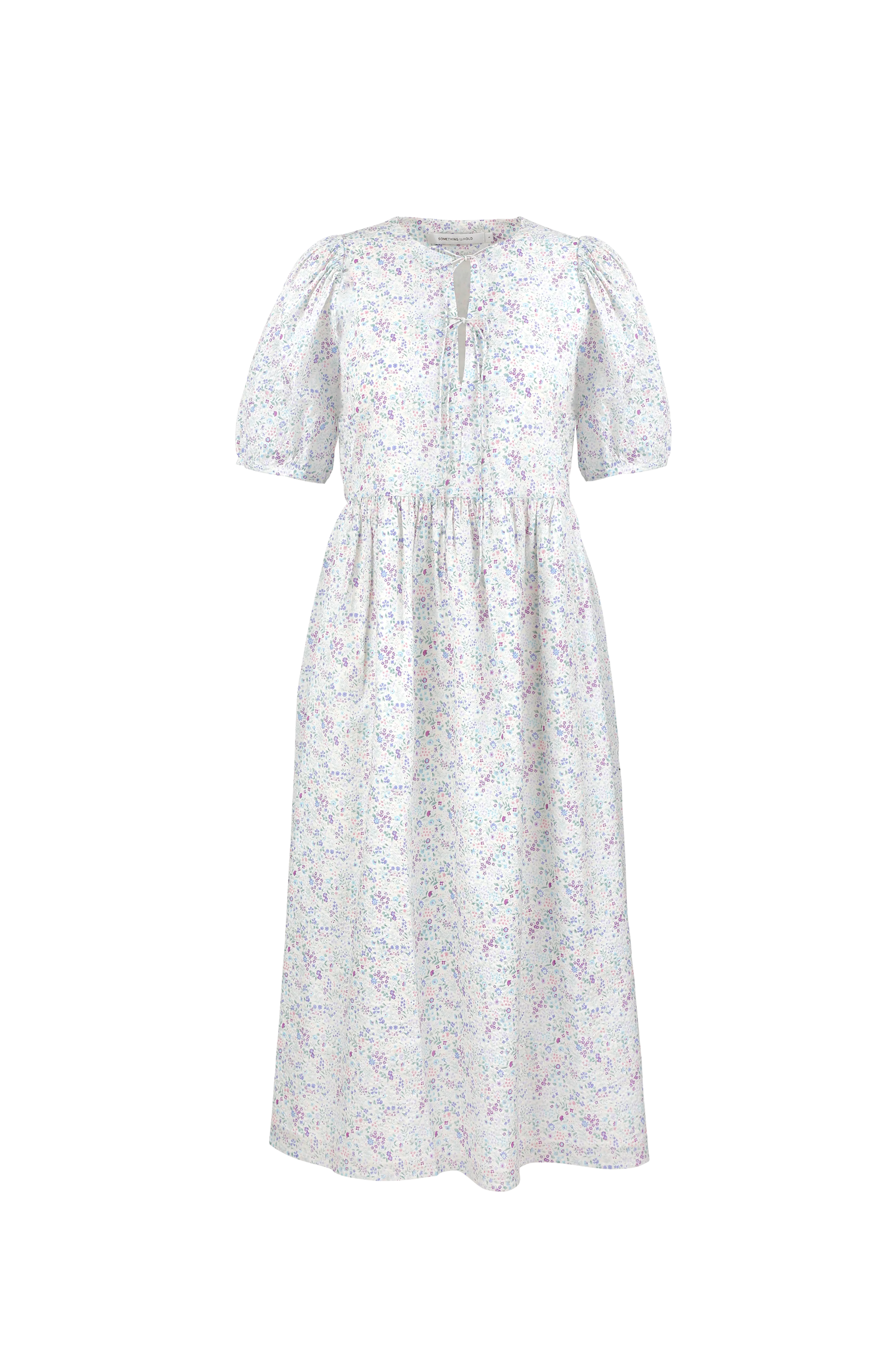 Double Tie Dress -- Crinkled Cotton