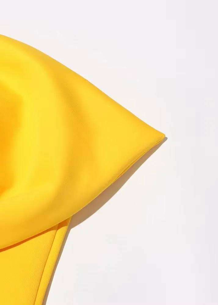 Erna Asymmetrical Bow Mini Dress