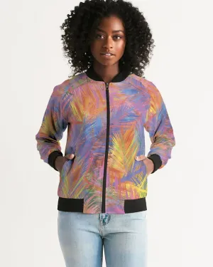 Flolige Colorful Women's Bomber Jacket