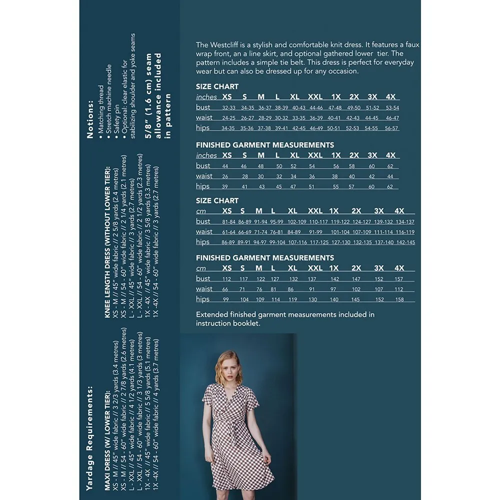 Friday Pattern Company - Westcliff Dress Pattern