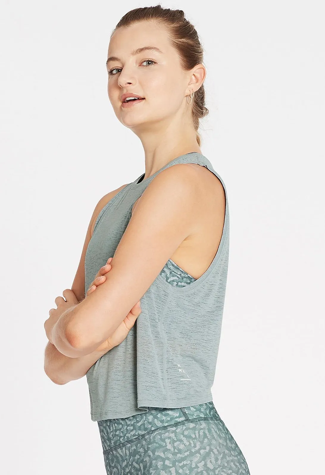 Frost Grey Cross Back Tank