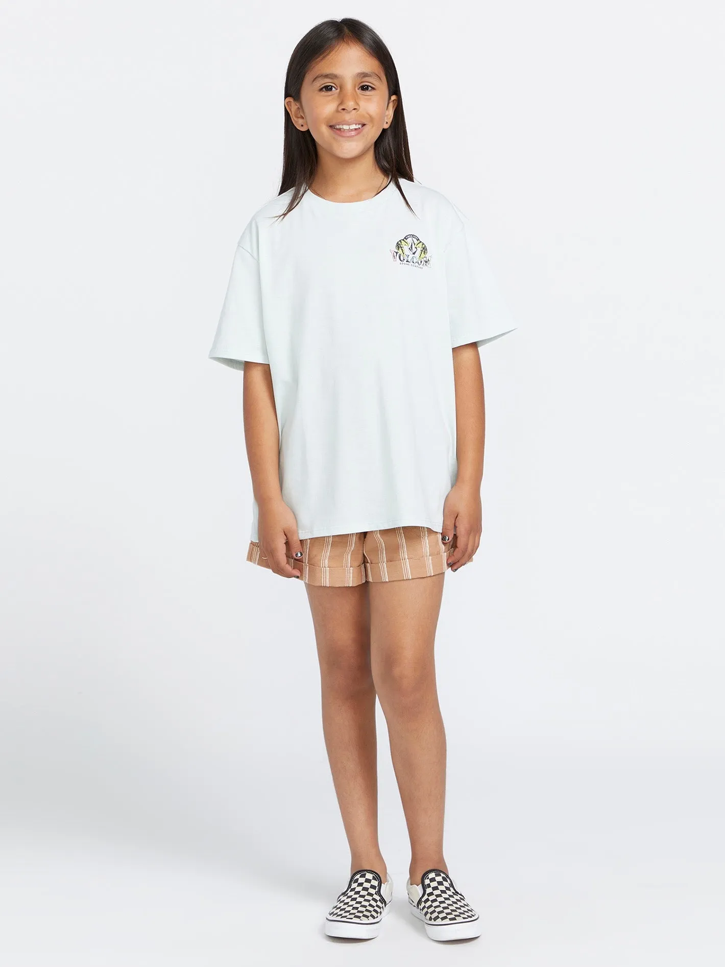 Girls Truly Stoked Bf Tee - Chlorine