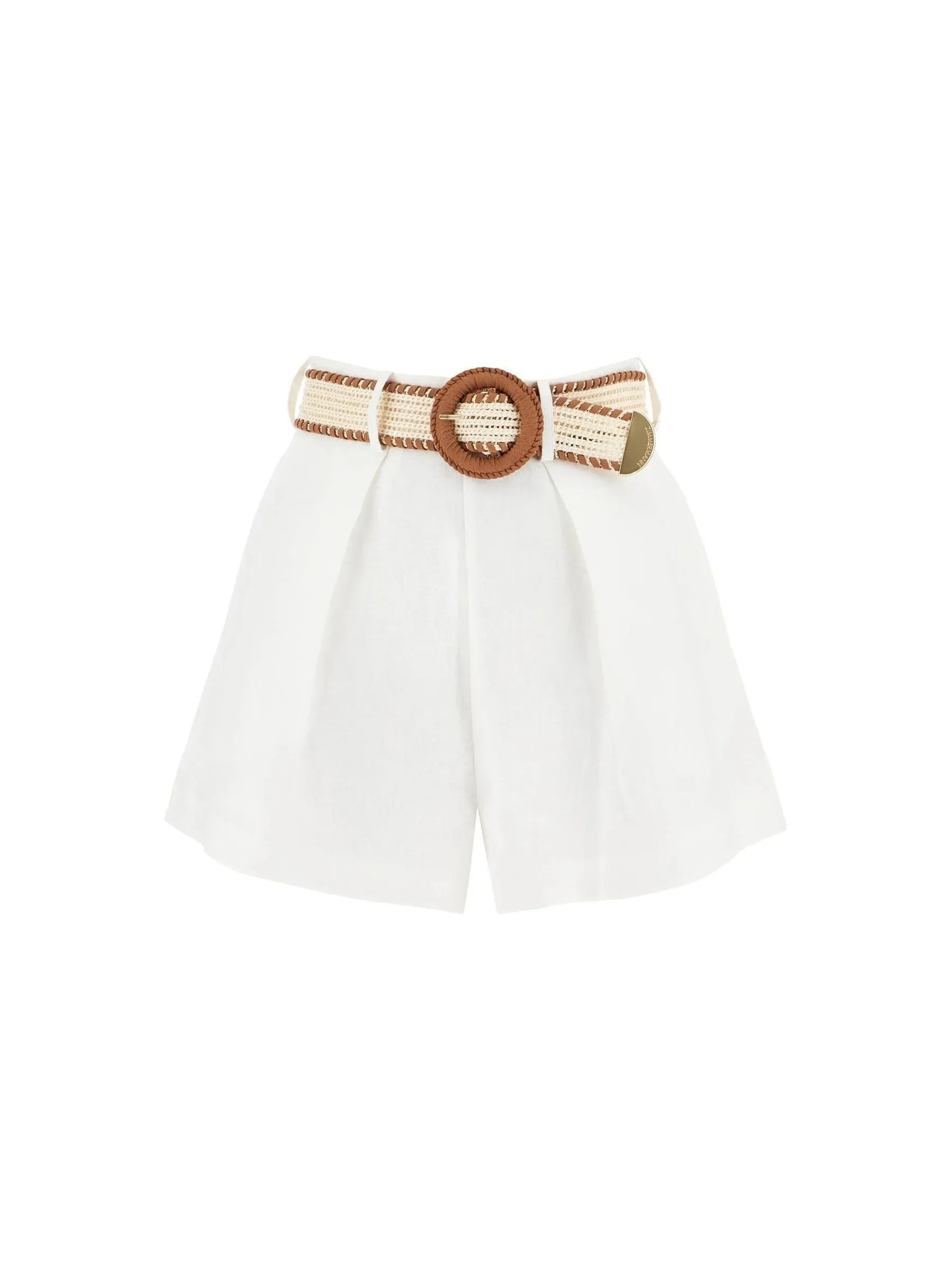 Halliday Tuck Linen Shorts