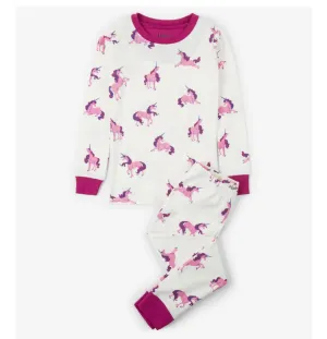 HATLEY Majestic Unicorns Organic Cotton Pajama Set