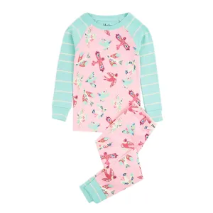 HATLEY Soaring Birdies Organic Cotton Raglan Pajama Set