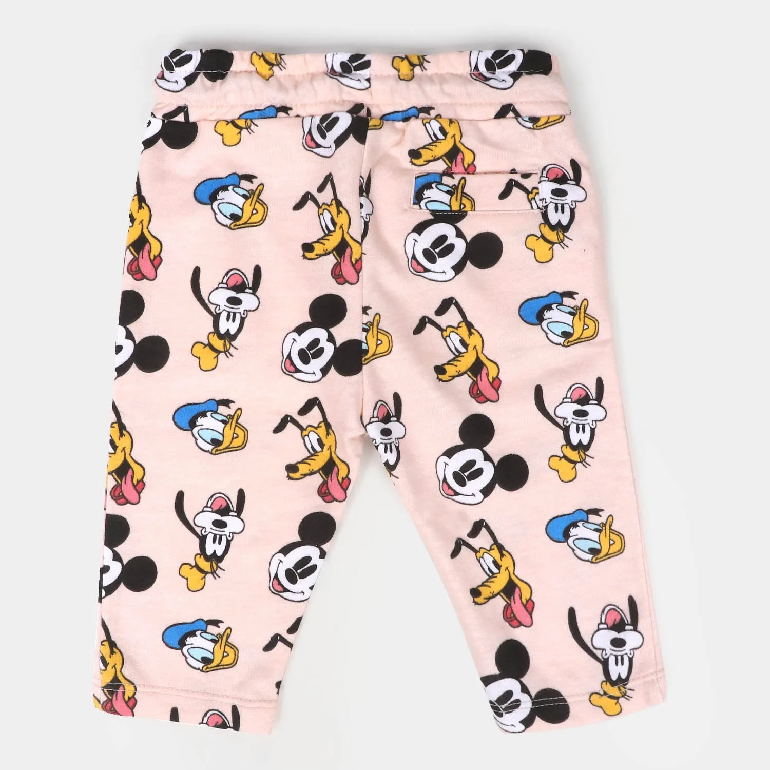 Infant Boys Terry Sleeping Pajama - Light Peach