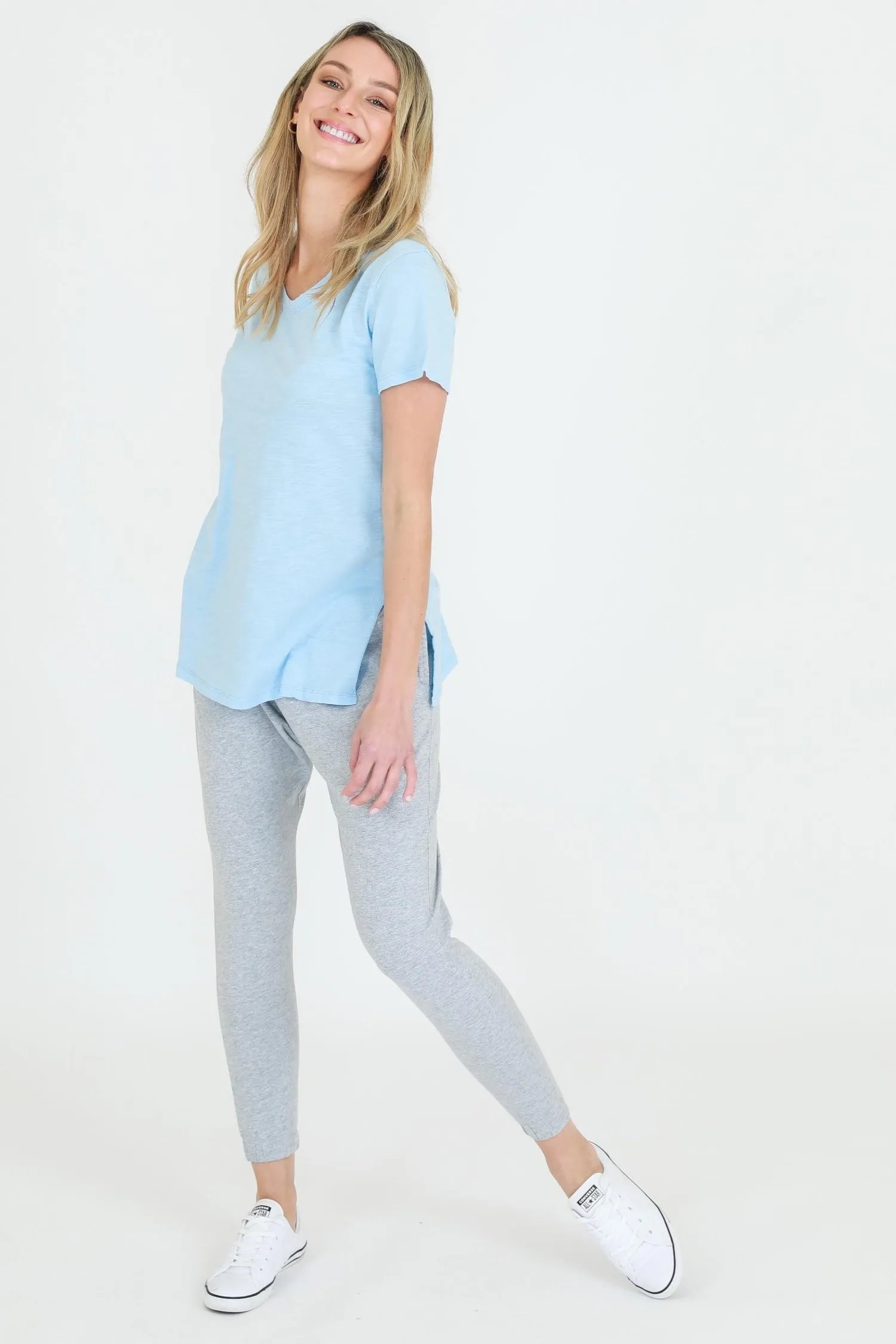 Jean Crew Neck T Shirt