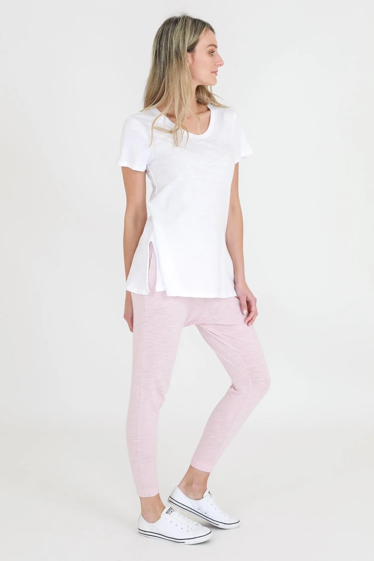 Jean Crew Neck T Shirt