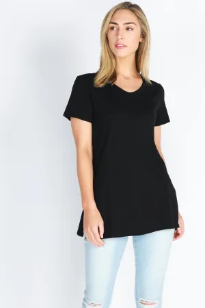 Jean Crew Neck T Shirt