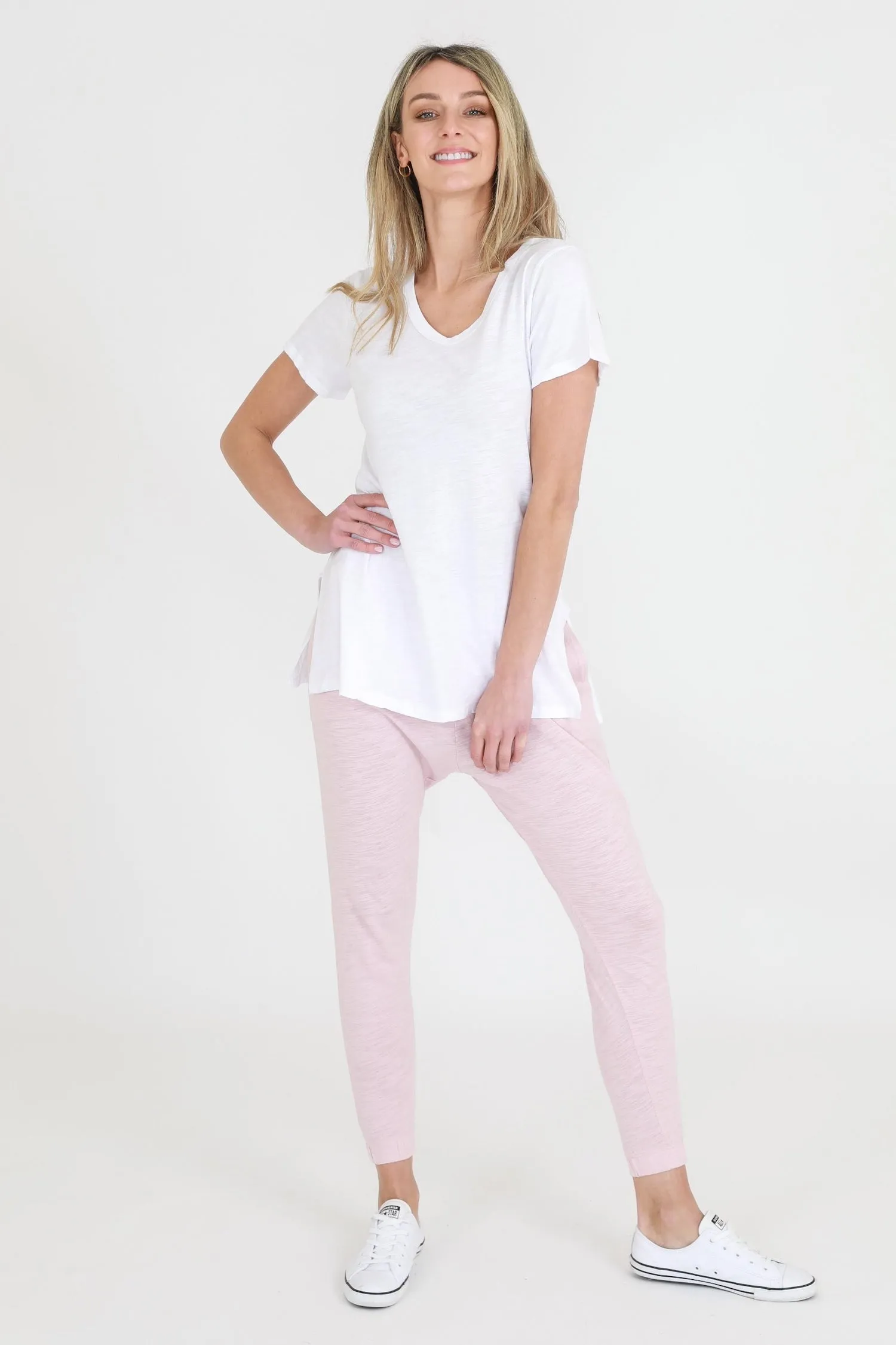 Jean Crew Neck T Shirt