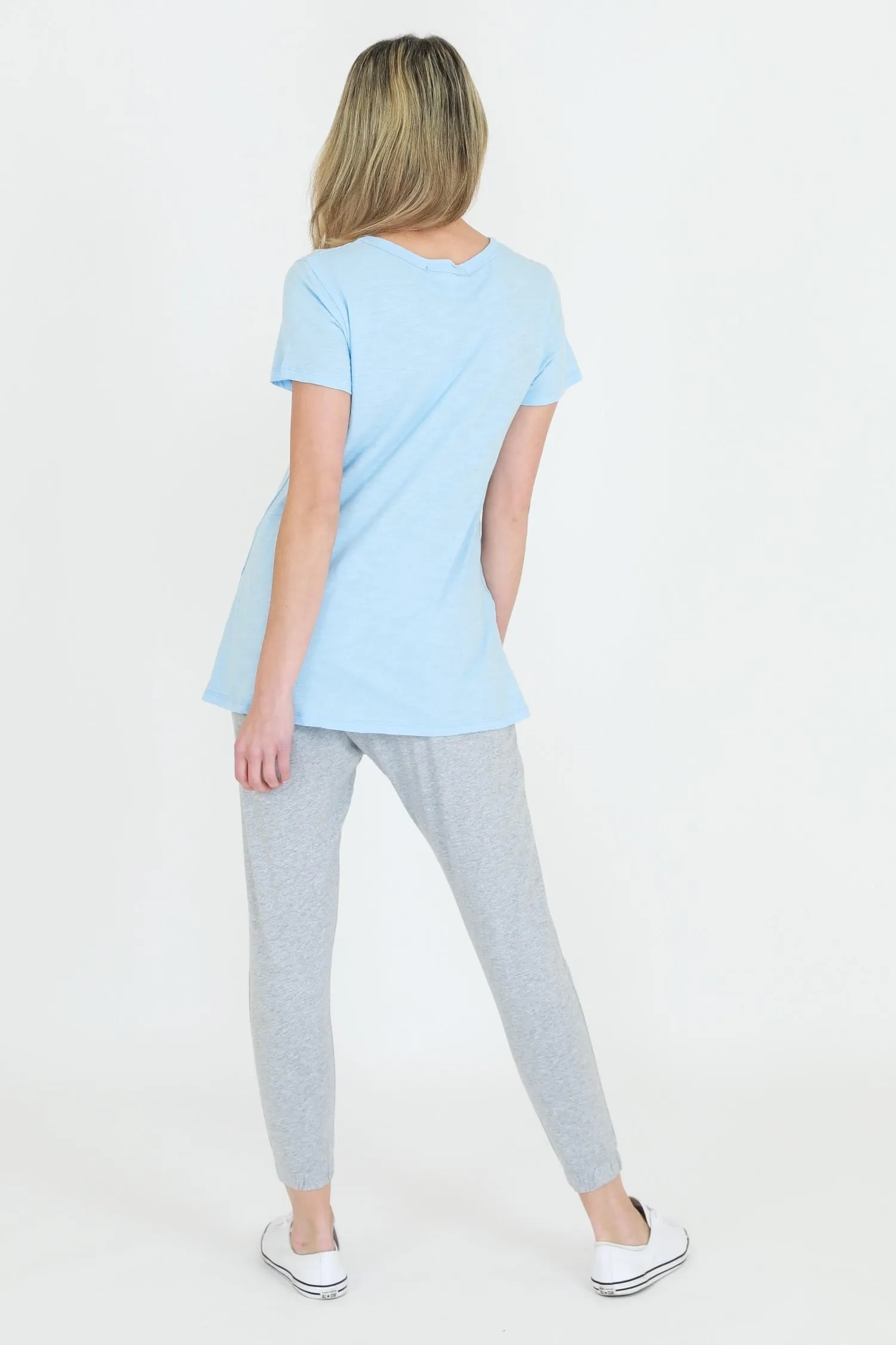 Jean Crew Neck T Shirt