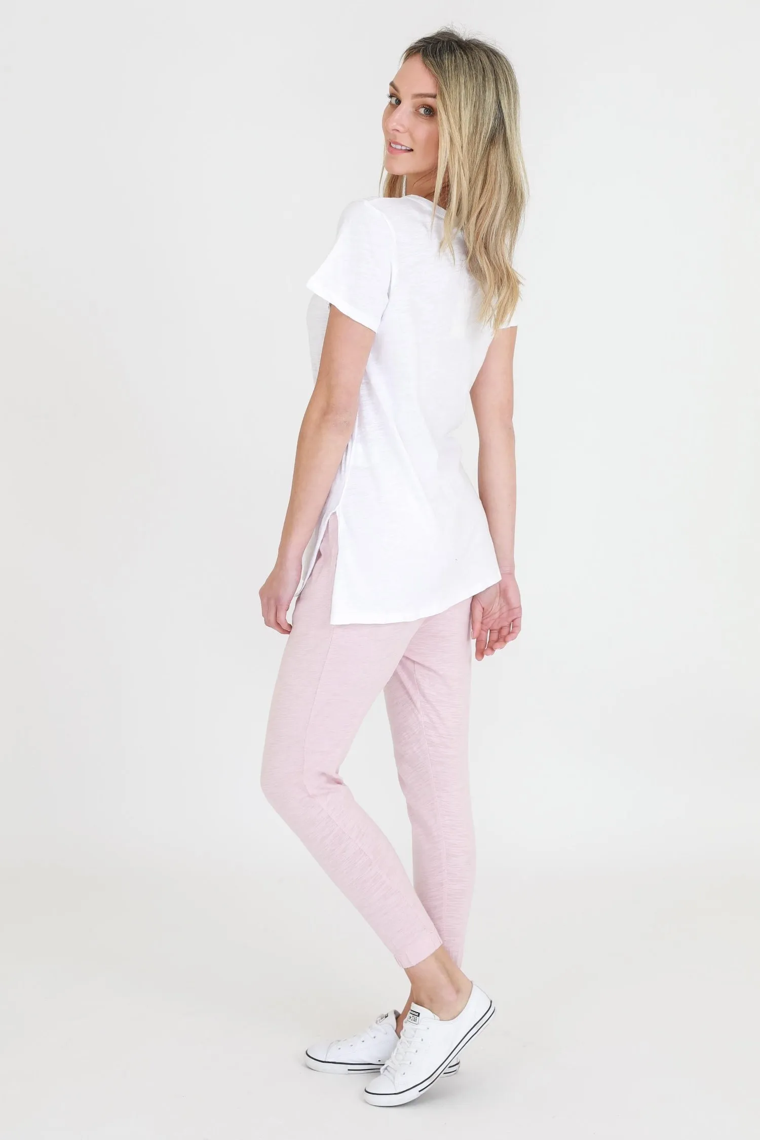 Jean Crew Neck T Shirt