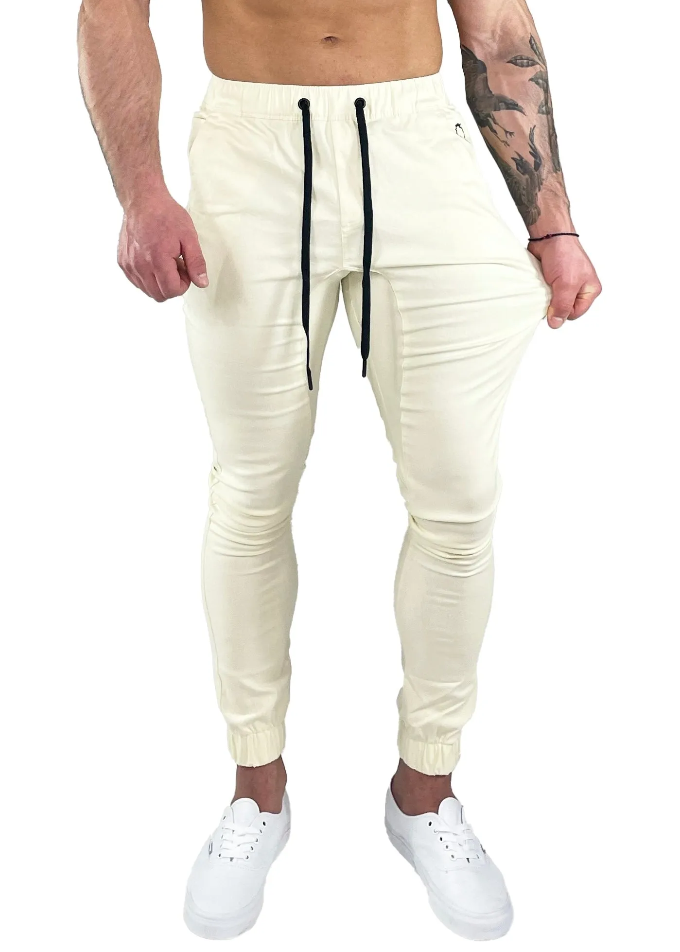 Jogger | Skinny Fit | Cream