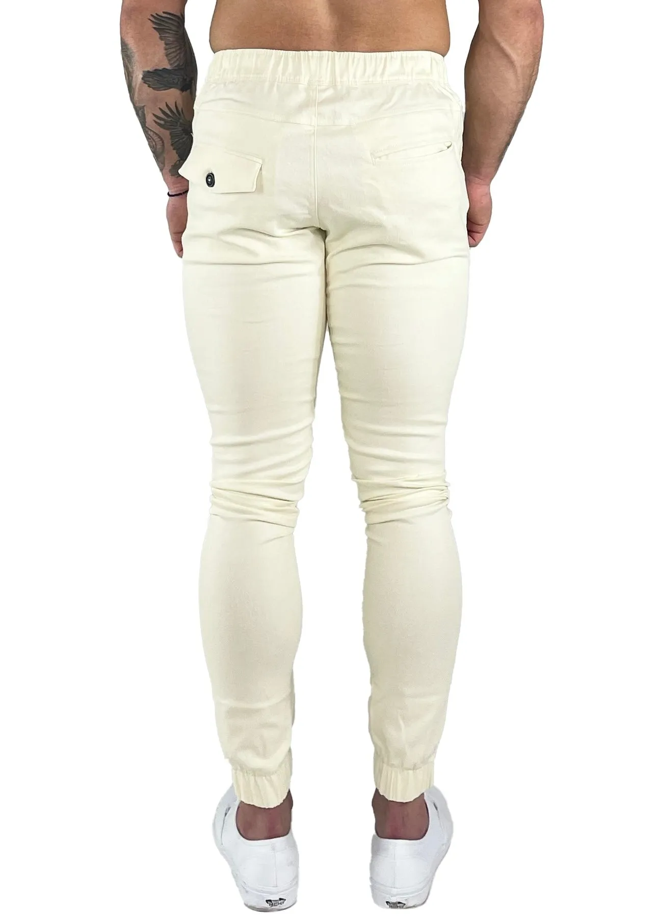 Jogger | Skinny Fit | Cream