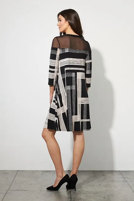 JOSEPH RIBKOFF 223008 Sheer A-line Dress