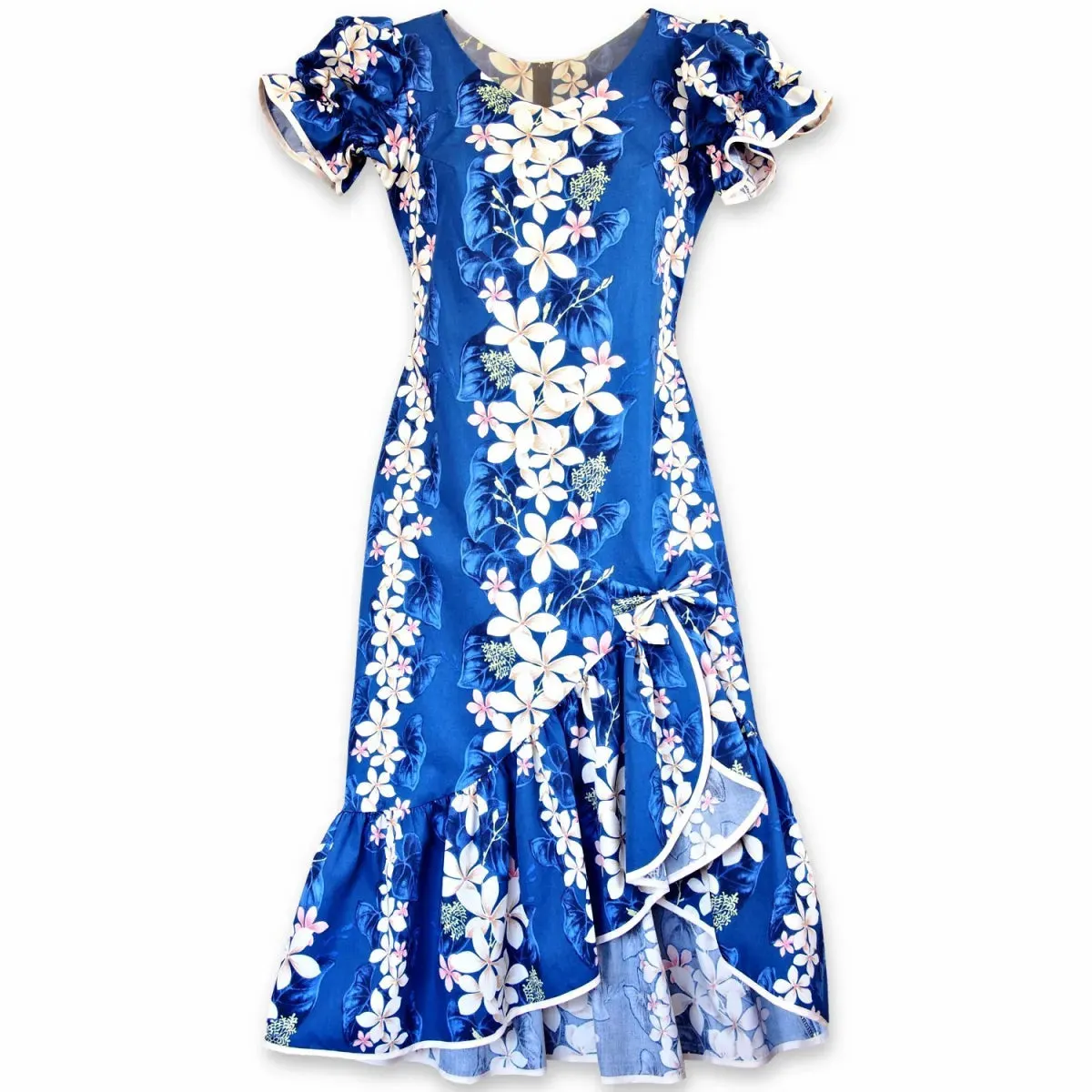 kuulei blue hawaiian makani dress