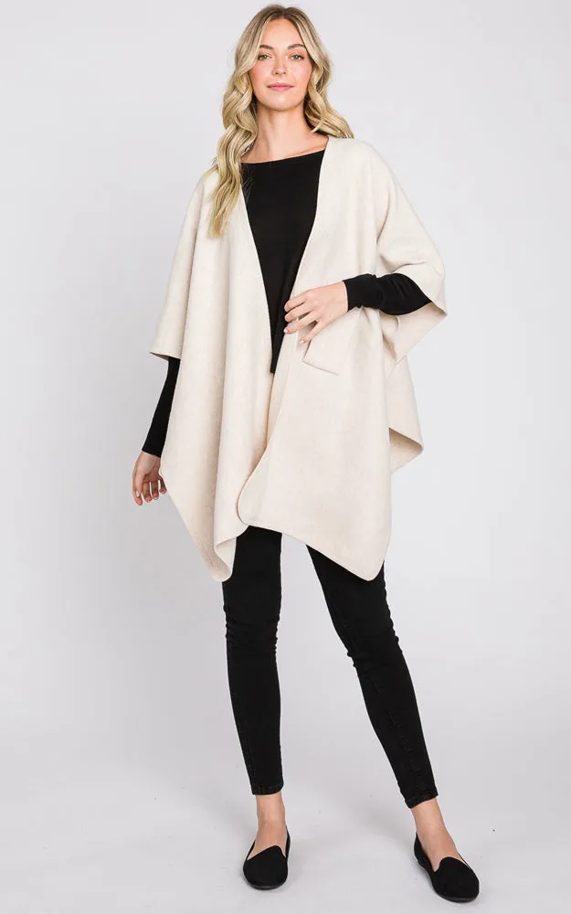 MS0338 Solid Color Interlocking Wrap Cover Up