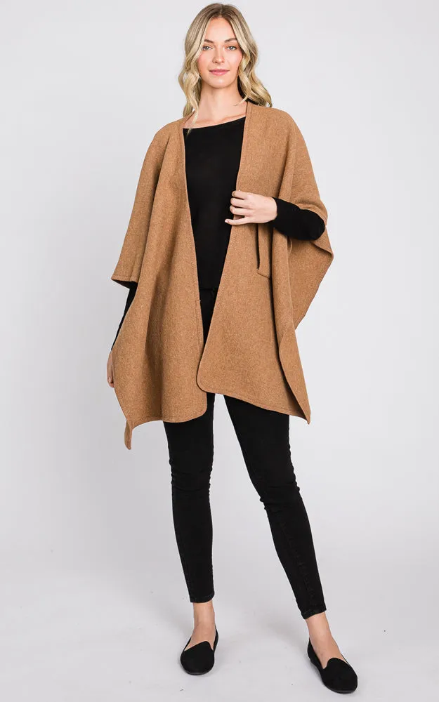 MS0338 Solid Color Interlocking Wrap Cover Up