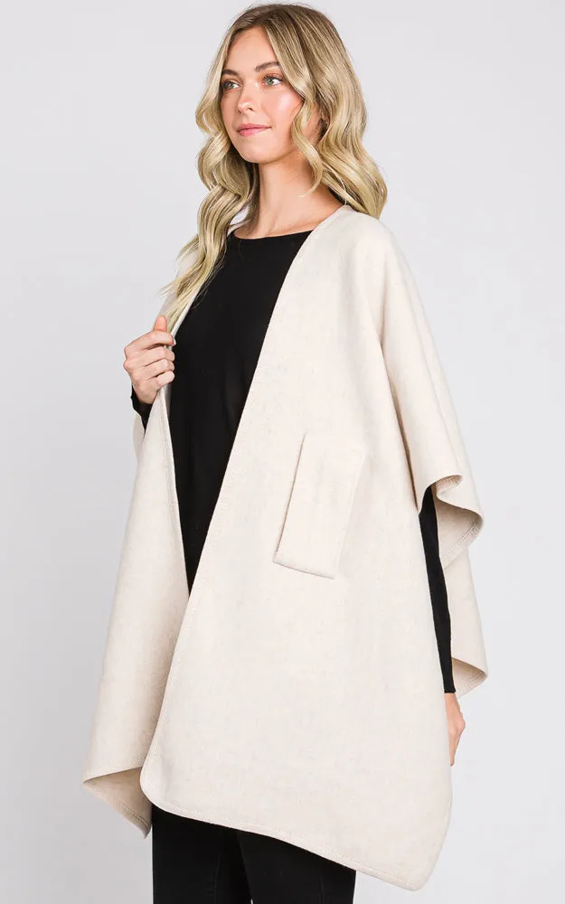 MS0338 Solid Color Interlocking Wrap Cover Up