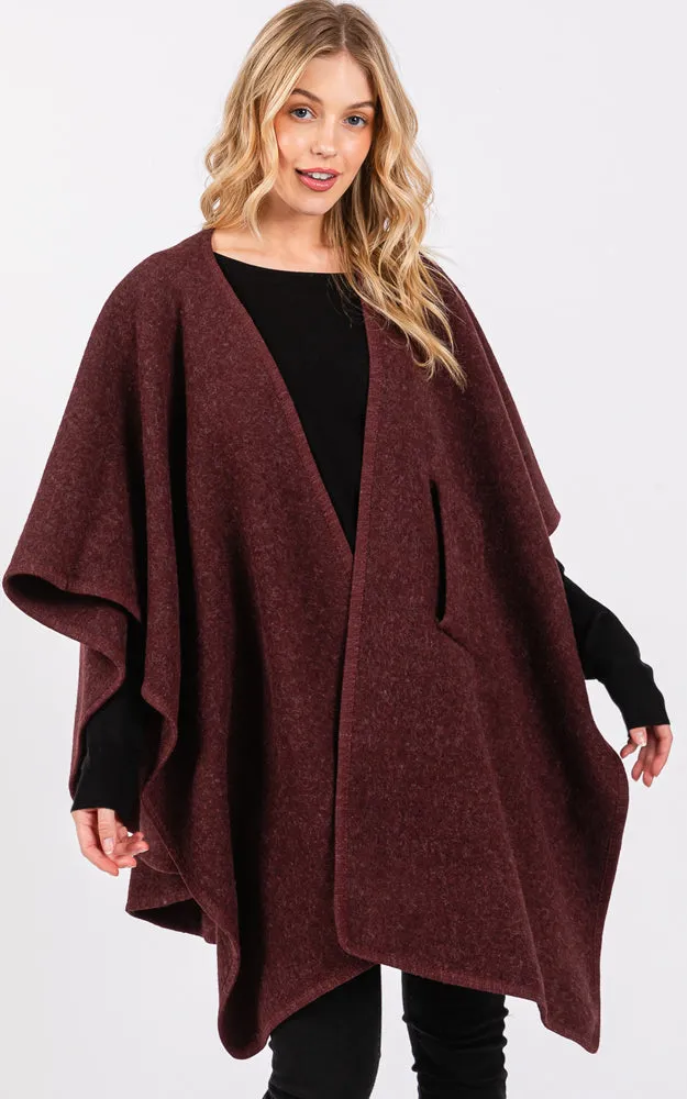 MS0338 Solid Color Interlocking Wrap Cover Up