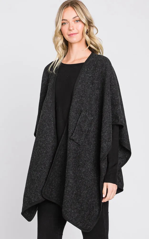 MS0338 Solid Color Interlocking Wrap Cover Up
