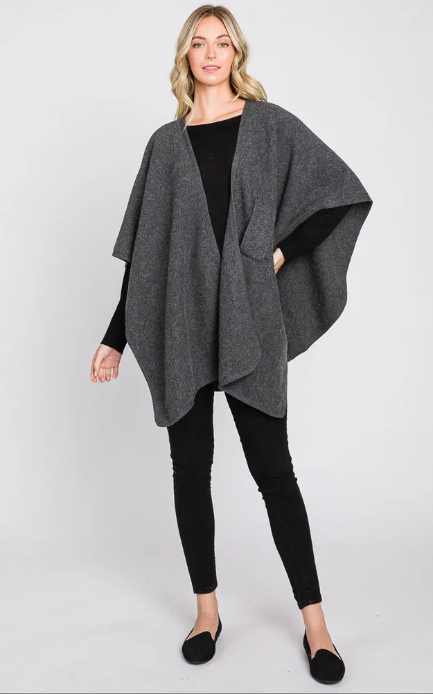 MS0338 Solid Color Interlocking Wrap Cover Up