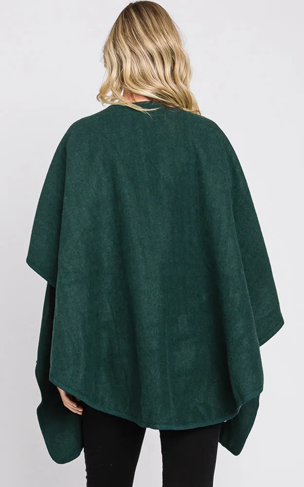 MS0338 Solid Color Interlocking Wrap Cover Up