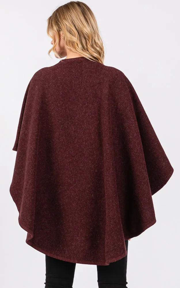 MS0338 Solid Color Interlocking Wrap Cover Up
