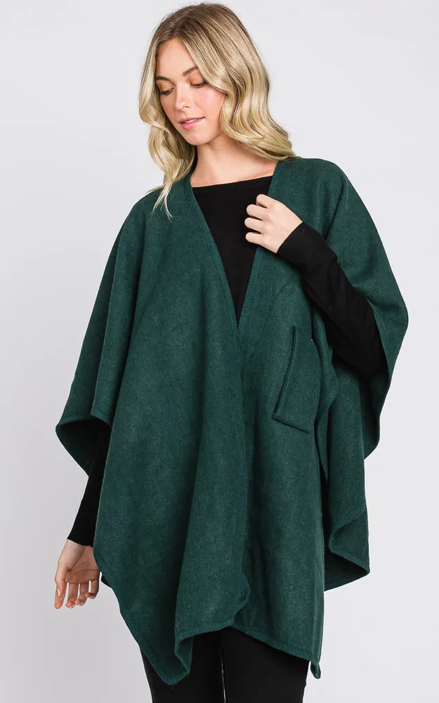 MS0338 Solid Color Interlocking Wrap Cover Up