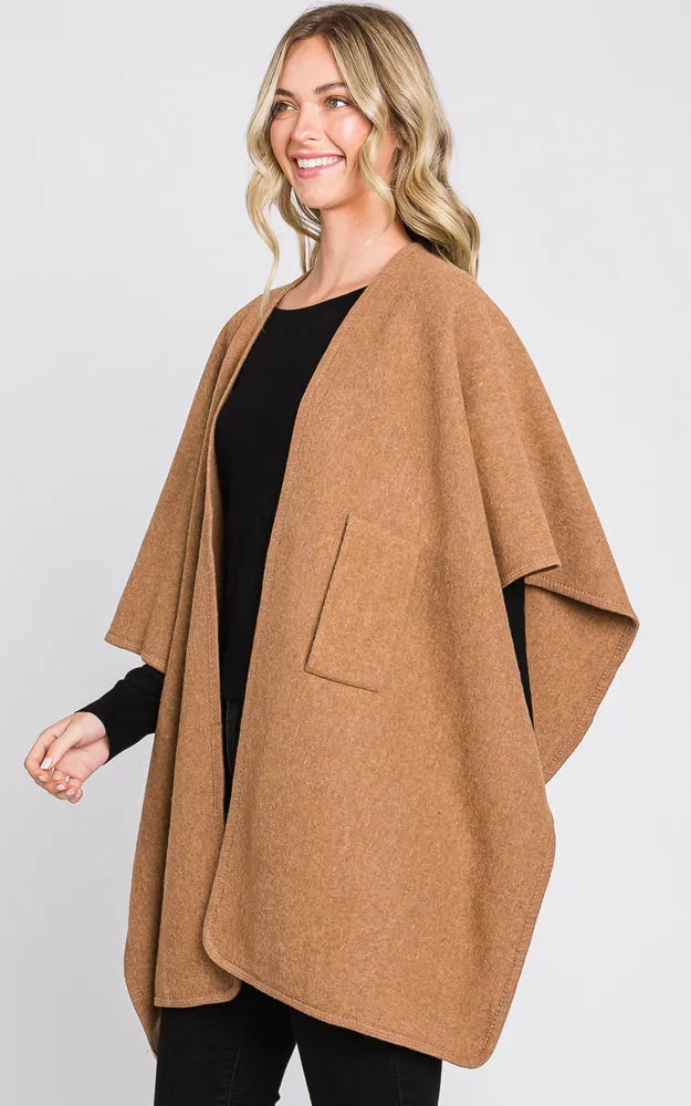 MS0338 Solid Color Interlocking Wrap Cover Up