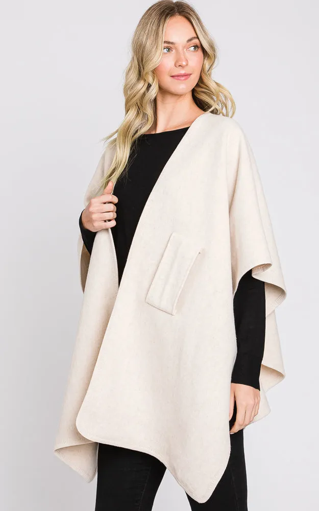 MS0338 Solid Color Interlocking Wrap Cover Up