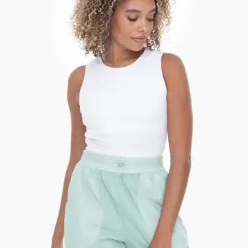 NB SEAMLESS RIBBED HIGH NECK ACTIVE TANK