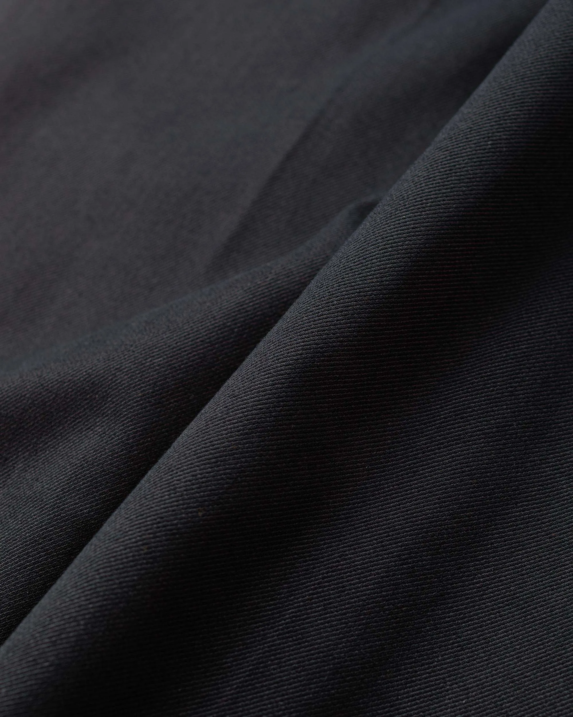 Norse Projects Benn Relaxed Cotton Wool Twill Pleated Trouser Black