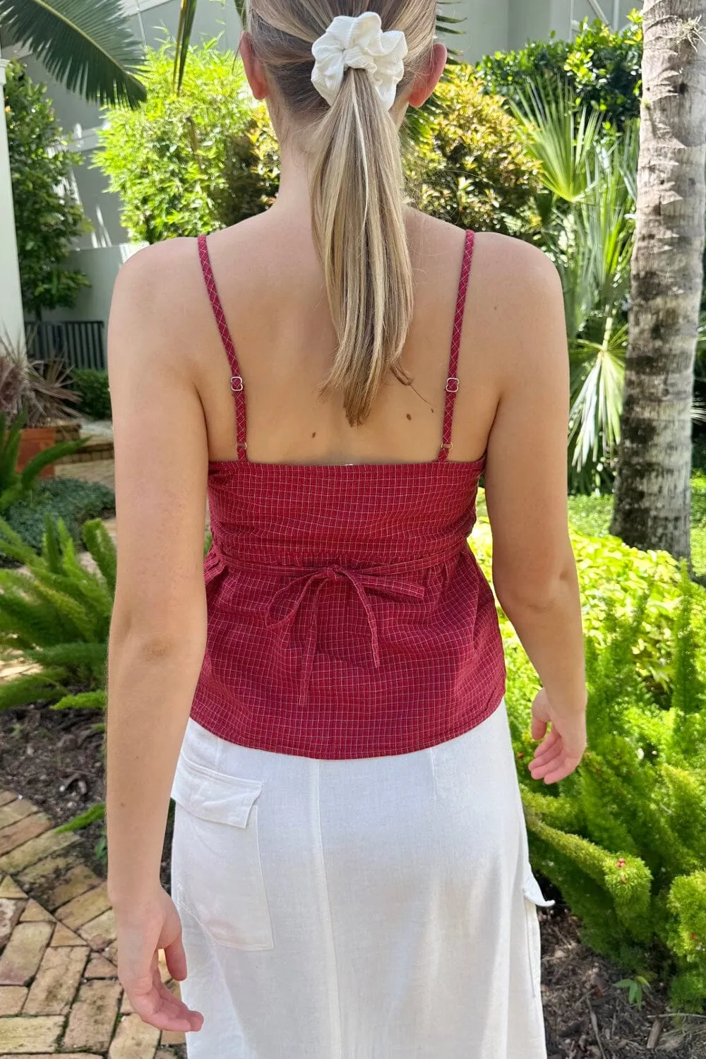 Plaid Tiffany Tank