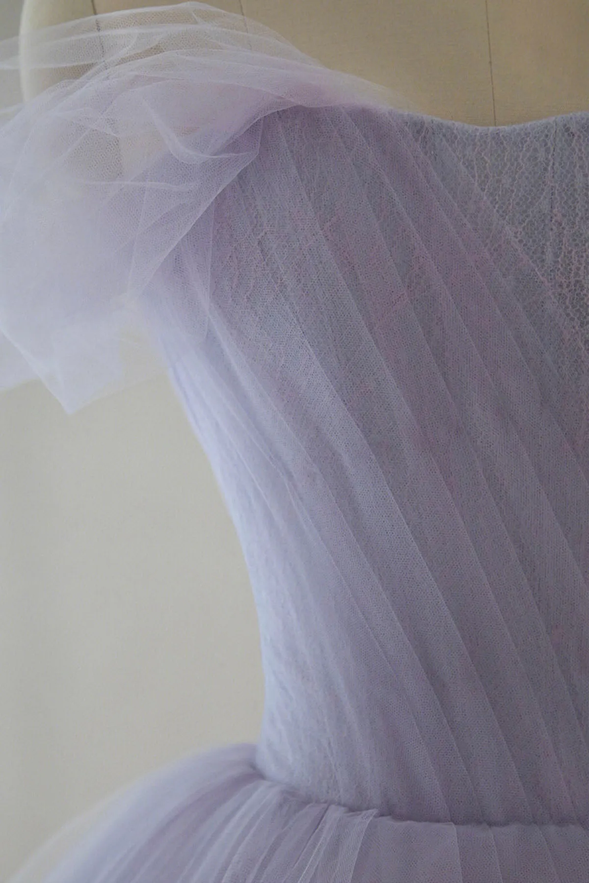 Purple Tulle Short Prom Dress