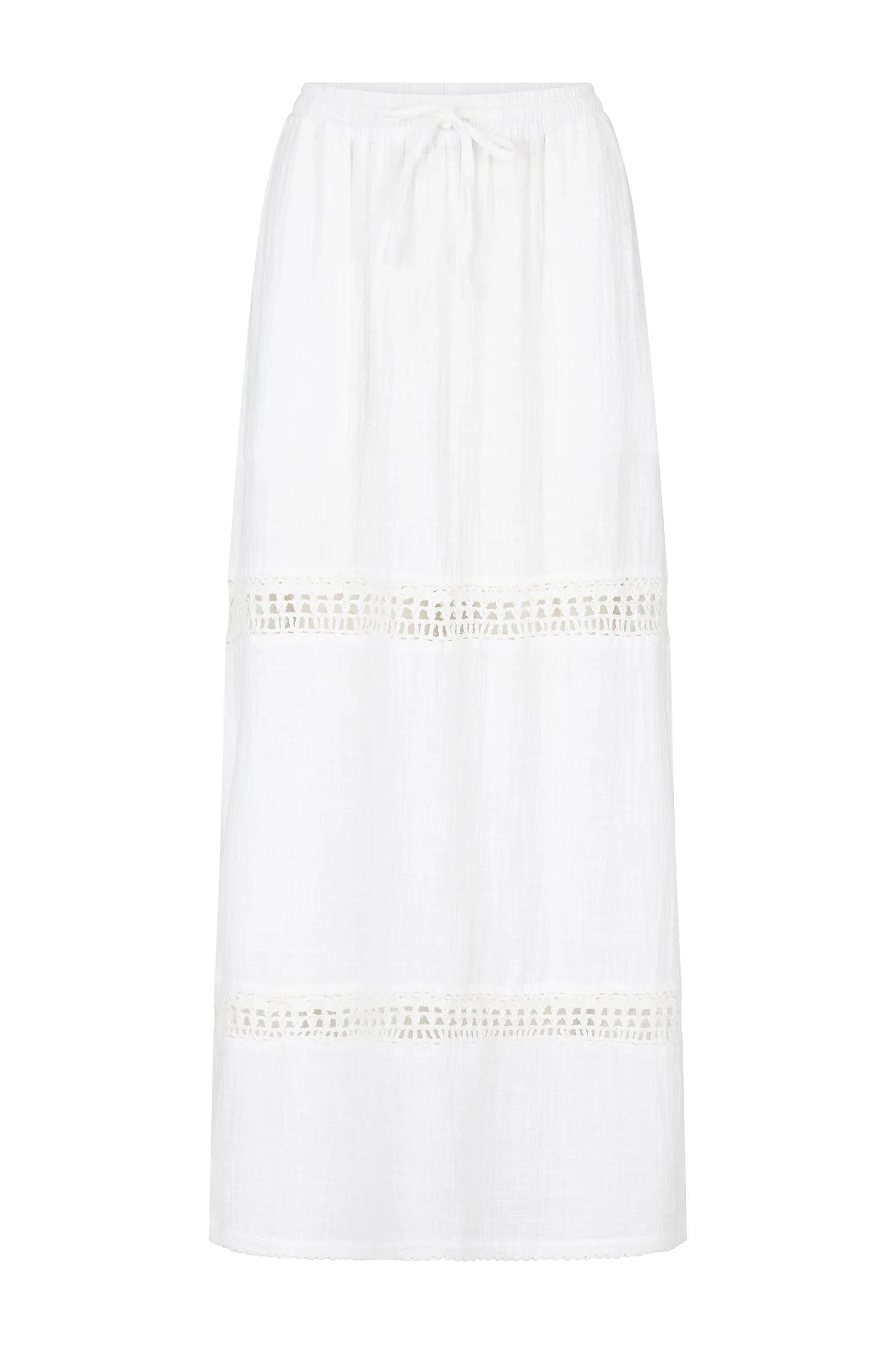 QUIET SPACES SKIRT - WHITE